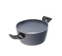 CASSERUOLA PENTOLA BASSA ANTIADERENTE PIETRA CM 20 MONETA DIANA INDUZIONE