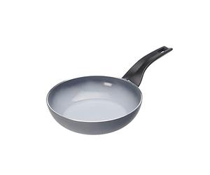 Moneta Aria Finegres Padella Antiaderente naturale, Alluminio, Grigio, 22 cm, anche per induzione, made in Italy