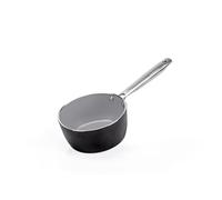 Alluflon Moneta Casseruola Armonia Finegres Manico Lungo 16cm Nero 0005390516