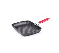 Moneta Bistecchiera 24 x 34 cm Pro Grill con Manico Pieghevole anche per