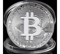 Moneta Bitcoin - Argento