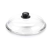Moneta Borosilicato Coperchio Bombato 20 cm, Vetro, Bianco