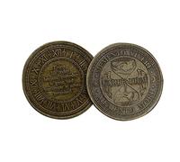 Moneta Carpe Diem Moneta Stoica Giornaliera Moneta Memento Mori Bronzo Sfida Moneta Motivazione Moneta Promemoria Moneta, Metallo