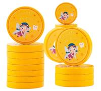 Moneta commemorativa della fatina dei denti perduti, 20 monete commemorative per bambini e adolescenti, souvenir con scatola
