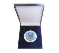 Moneta commemorativa della guerra delle Isole Falkland 2022 ufficiale MOD con...