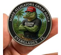Moneta Commemorativa Florida - Moneta Souvenir Florida | Ricordo Per Collezionisti Adulti Appassionati Storia