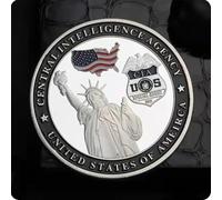 Moneta commemorativa Stati Uniti CIA Siamo la Prima Linea di Difesa della Nazione Guerrieri silenziosi Moneta placcata in Argento Regali Souvenir