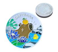 Moneta da collezione | Capybara Keepsake Coin | Metal souvenir da collezione da collezione con scatola di protezione acrilica per gli amici di decorazioni per la casa Collezionisti di famiglia