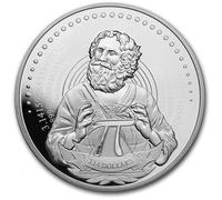 Moneta d'Argento 1 Oncia Solomon Islands - 3.14 Number PI - 2021 - Circondario Pi - Silver 1 oz Argento