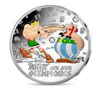 Moneta d'argento collezione 10 € Francia Asterix alle Olimpiadi (2024)
