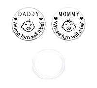 Moneta Decisionale, Decision Coin Moneta Flip a Doppia Faccia Moneta Decisionale Regali per Donne Uomini Processo Decisionale Gravidanza Compleanno (1pc)