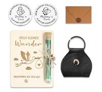 Moneta Decisionale Regalo,Regalo Neomamma, Regalo Neonato, Moneta di Decisione Regalo Neo Mamma Papà, Regalo Nascita Gravidanza Battesimo Donna Incinta Baby Shower Neonati