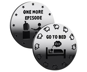 Moneta decisione di Gioco, Valuta Decisioni, Decisione Genitori Double Face 1 di Gioco più per il Divertente Destino - Destinazione Divertente p