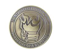 Moneta Della Del Fuoco Del Cassonetto, Moneta Nel Fuoco Del Cassonetto, Moneta Per Aumentare Il Morale Della Divertente, Ornamento Commemorativo Per Il Fuoco Del Cassonetto Per Laurea, Ric
