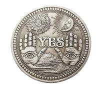 Moneta di Decisione Sì O No Skull Commemorative Coin Souvenir Challenge Collection Coins Art Craft Home Decoration