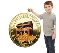 Moneta D'oro Dei Denti,Moneta Collezionabile Classica | Divertente Souvenir Per Bambini E Ragazze, Decorazione Della Casa E Gioco Simbolico
