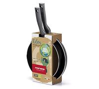 Moneta Eden Set Padelle 24-28 cm in Alluminio Riciclato da Lattine, 100% Made in Italy