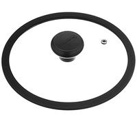 Moneta Etnea Coperchio Vetro, Bordo Silicone, Trasparente, Diametro 20 cm