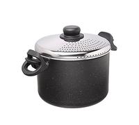 Moneta Etnea, pastaiola 22 cm con coperchio, in alluminio antiaderente