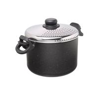 Moneta Etnea, pastaiola 22 cm con coperchio, in alluminio antiaderente