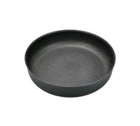 Moneta Tortiera Etnea, Alluminio Antiaderente Effetto Pietra, Nero, 28 cm