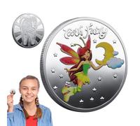 Moneta Fata Dei Denti - Medaglia Regalo Souvenir, Token Da Collezione Magico | Golden Fantasy Childhood Marker, Ricompensa Del Divertimento Metallico Non Circolato Per La Prima Tradizione Dei Denti Pe