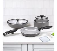 Moneta Melodia Batteria con padella, 2 coperchi, 2 manici, 2 casseruole,1 wok