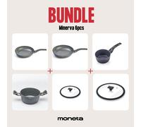 Moneta Minerva Batteria 6 pezzi