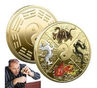 Moneta, Moneta Portafortuna in Metallo delle Grandi Divine, Moneta I Ching, artefatto Antico commemorativo per la Famiglia e Gli Amici, Perfetta