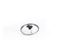 Moneta Nova Coperchio Piatto Bordo in Acciaio Inox, 16 cm