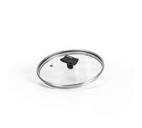 Moneta Nova Coperchio Piatto Bordo in Acciaio Inox, 20 cm
