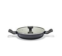Moneta Nova Tegame con Coperchio, Alluminio, Nero, 24 cm