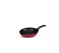 Moneta Padella 20 cm Etnea Evolution Red in Alluminio Forgiato, Antiaderente Artech Stone Ultra Effetto Pietra per Frittata, Manici in Bakelite, Fondo a Induzione Net Induction - Made in Italy