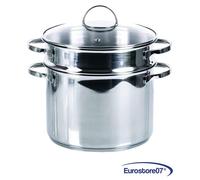 Moneta pentola 'allegro inox' pastaiola ø cm. 22 anche piani induzione