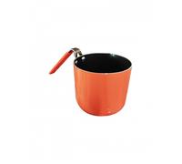 Moneta pentolino latte in alluminio manico in silicone cm 12x11