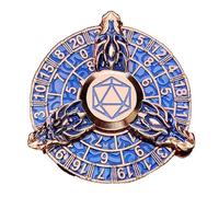 Moneta per, della roulette - Set di poliedrici fantastici,da gioco di ruolo, in metallo, giocattoli fidget in lega di zinco per giochi da tavolo per feste di club pub