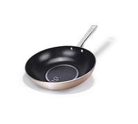 Moneta Rosegold Diamant Wok 28 cm, Acciaio