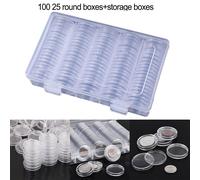 Moneta Scatola Portaoggetti Argento Circularly Rivestimento Commemorativa Rame