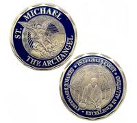 Moneta Sfida San Michele Ufficiale di Polizia degli Stati Uniti Monete Sfida L'Arcangelo