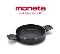 Moneta Recy Tegame 2 Manici 24cm Alluminio 100% Riciclato Nero 0005550224