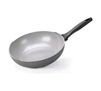 Moneta Wok Alluminio antiaderente 1 manico (28cm) MELODIA FINEGRES Grigio