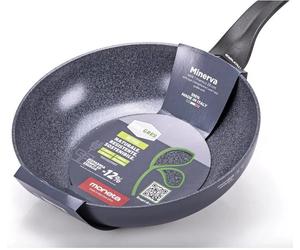 MONETA WOK SALTAPASTA MINERVA FINEGRES NATURALE ANTIADERENTE CM 28 NO PFAS