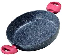 Moneta Tegame in Alluminio a induzione 2 Manici 28 cm pietra nero antiaderente