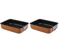 Moneta Zecchino Lasagnera, Alluminio, Rame, 25 x 18 cm (Confezione da 2)