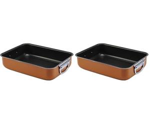 Moneta Zecchino Lasagnera, Alluminio, Rame, 25 x 18 cm (Confezione da 2)