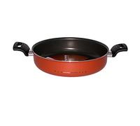 Moneta Tegame 2 manici in Alluminio Marrone Diametro 24 cm antiaderente