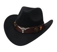 Monetais Cappello da Cowboy Western Classico da 1 Confezione per Donna, Comodo Cappello da Cowgirl Traspirante per attività all'aperto, Professioni, Pesca