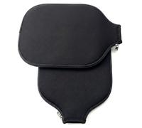 Monetais Copertura per Paddle Pickleball 2 Pezzi, Copertura per Pickleball in Neoprene Impermeabile - Protezione Completa per Racchetta, coperture per Paddle Nere