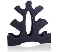 Monetais Supporto per rastrelliera per manubri Organizzatore di stoccaggio per Supporto per Albero con manubri a 3 Livelli per Ufficio (No)