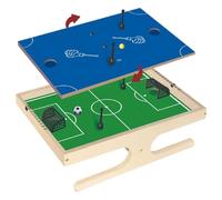 Monetais Tavolo da Gioco Multiplo in Legno 2 in 1 Palla Magnetica e Giochi da Tavolo da Calcio con Cuscinetto Antiscivolo Divertenti Giocattoli educativi da per Amici, Famiglia, Giochi di Coppia